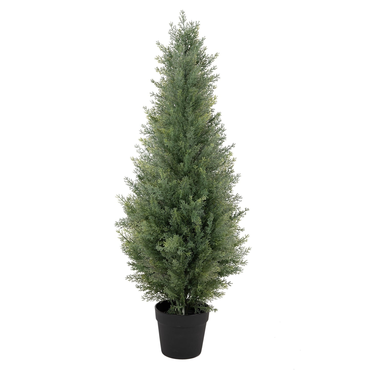 Nafresh 3ft/4ft/5ft/6ft/7ft UV Resistant Artificial Topiary Trees Outdoor with Full & Realistic Leaves,Faux Cedar Tree for Front Door Proch Patio Deck Room Decor