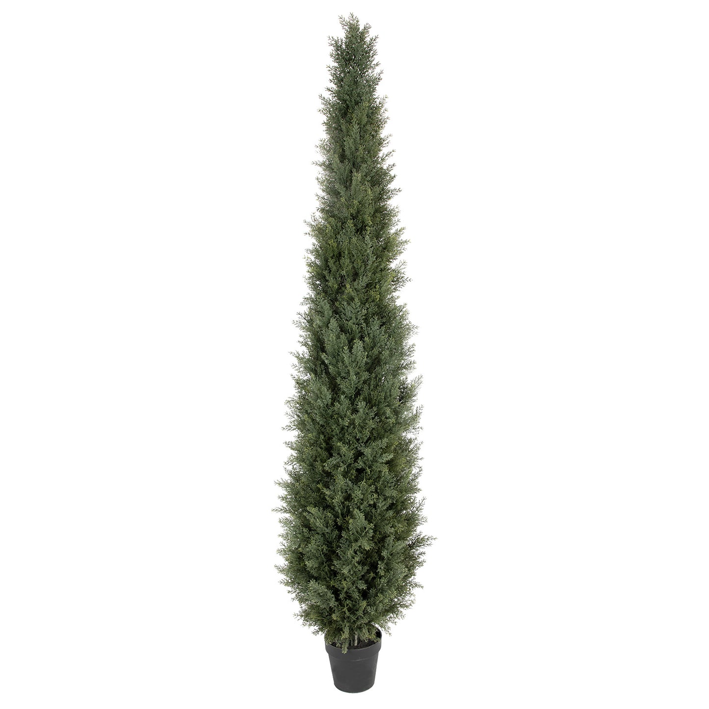 RosyHaven 3ft /4ft/5ft/6ft/7ft/1pack/2pack UV Resistant Artificial Topiary Trees Outdoor,  Faux Cedar Tree with Full & Realistic Leaves for Front Door Proch Patio Deck Room Decor