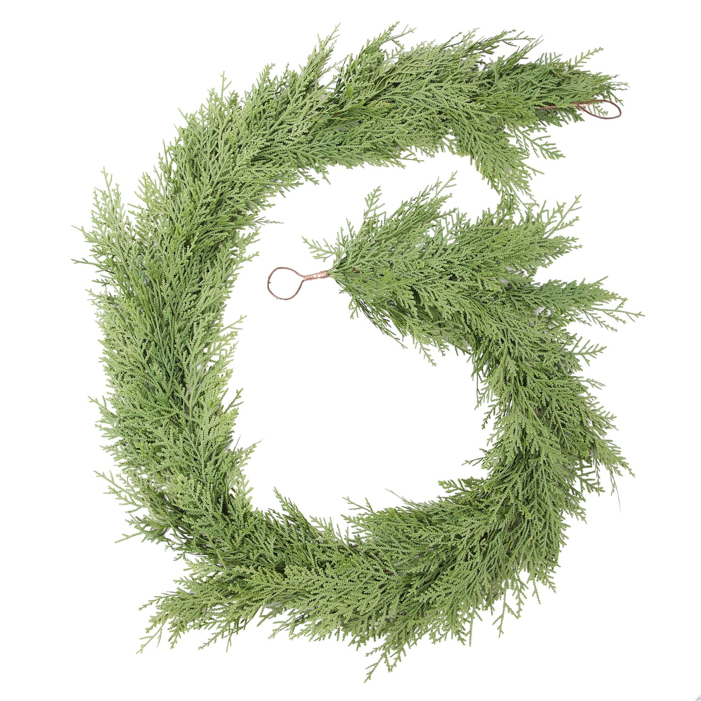 Nafresh 6ft/9ft Realistic Artificial Cedar Garland , Christmas Cedar Garland for Fireplace Table Staircase Window Front Door Decor